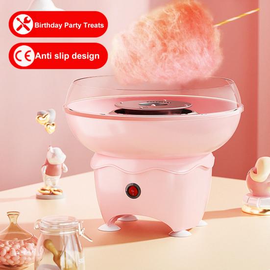 Машина для производства зефира Мини-машина для производства сладкой ваты Мощный двигатель Быстрый нагрев Бесшумная работа Противоскользящая конструкция Легко чистящаяся машина для производства сладкой ваты